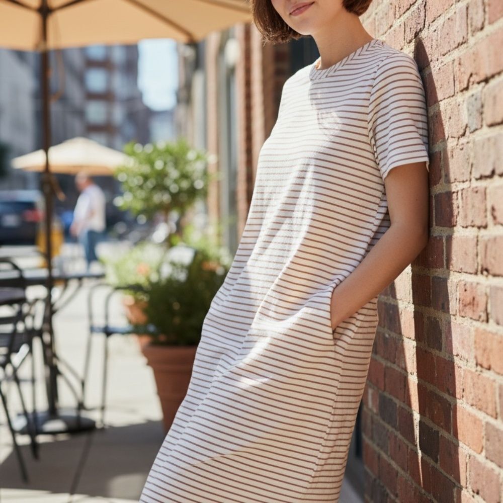 Buffalo David‎ Bitton Stripped  Pullover Dress